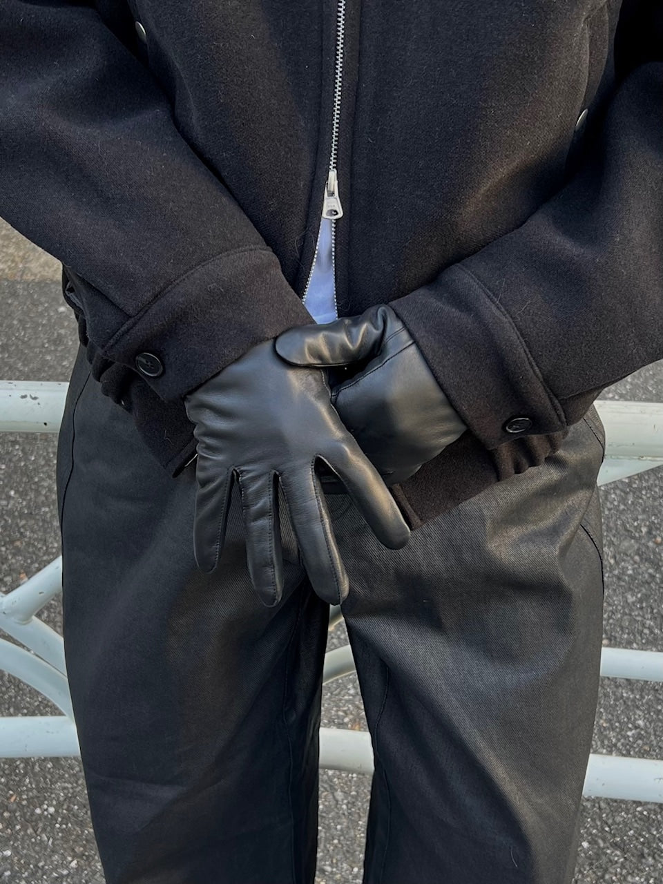 東京店WEB限定受注制受注制【Chikashitsu +】leather gloves / 【チカシツプラス】レザーグローブ (2color)