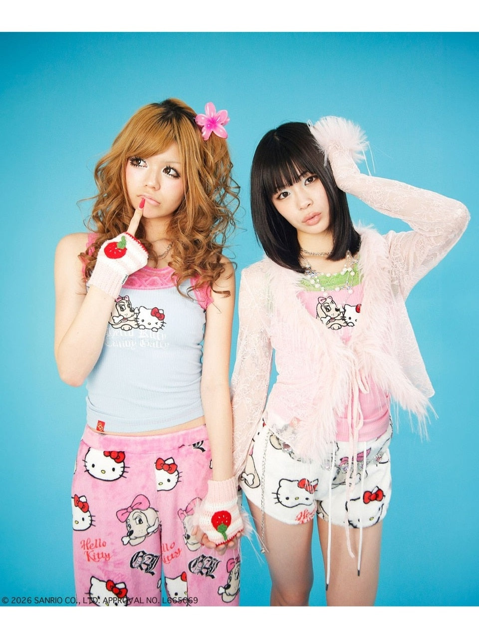 【GALFY×KITTY】仲子レースタンク / 【ガルフィー×キティー】キティレースキャミソール