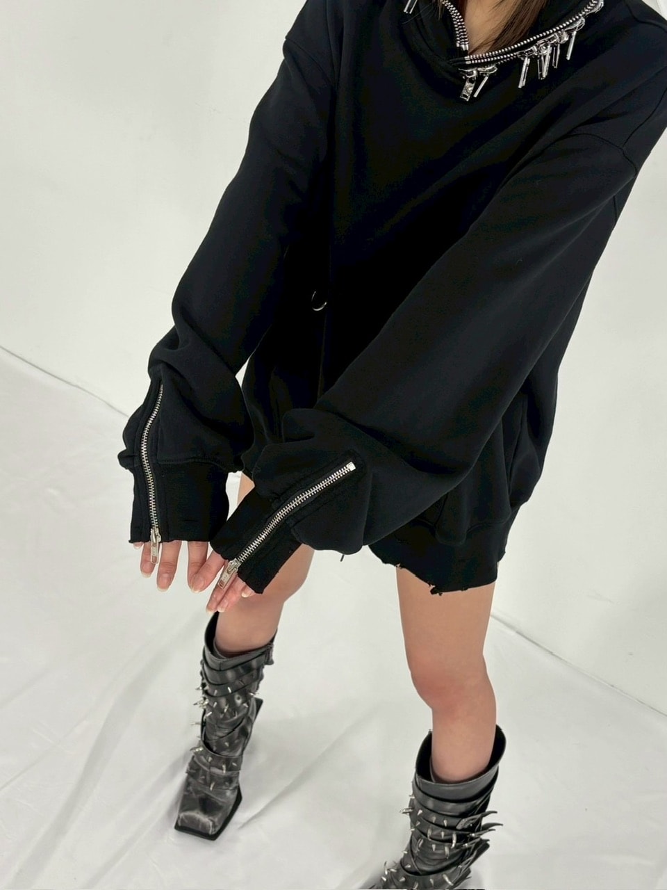 【YIKAI LABORATORY】Luxury zipper hoodie