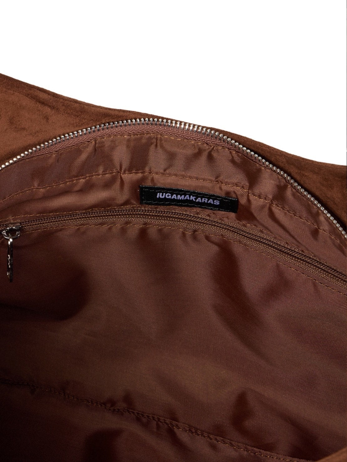 【IUGAMAKARAS】Studded Suede Shoulder Bag