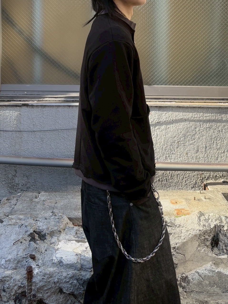 受注制【youll】layered zip up jacket (2color)