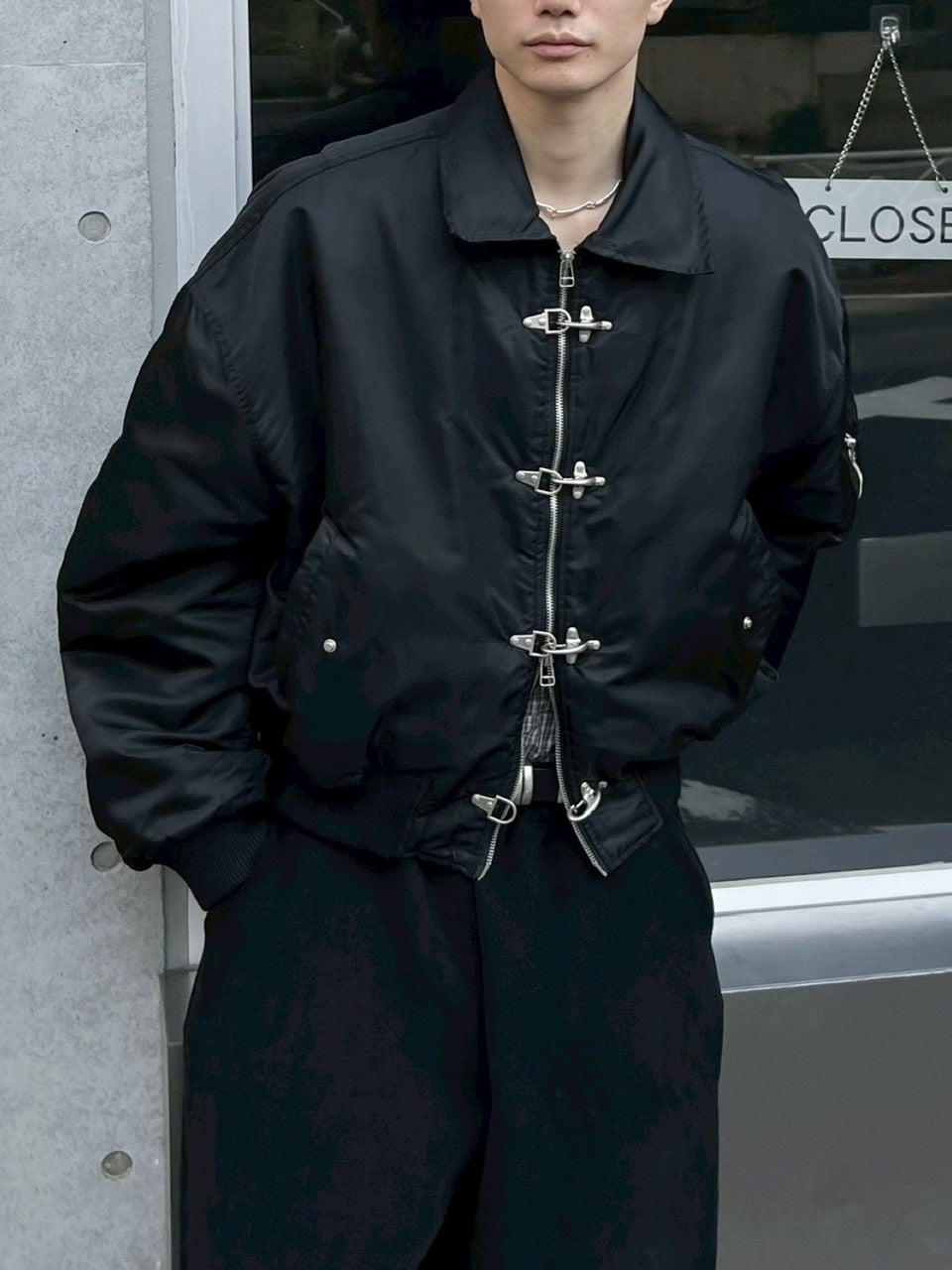 大阪店WEB限定受注制【Chikashitsu +】fireman MA-1 jacket / 【チカシツプラス】ファイアーマンMA-1ジャケット