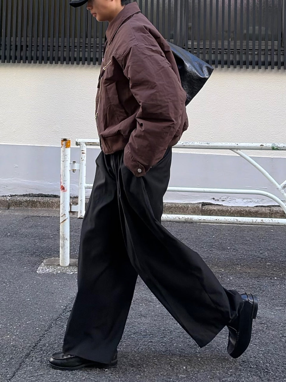東京店WEB限定受注制【Chikashitsu +】biker short jacket (3color