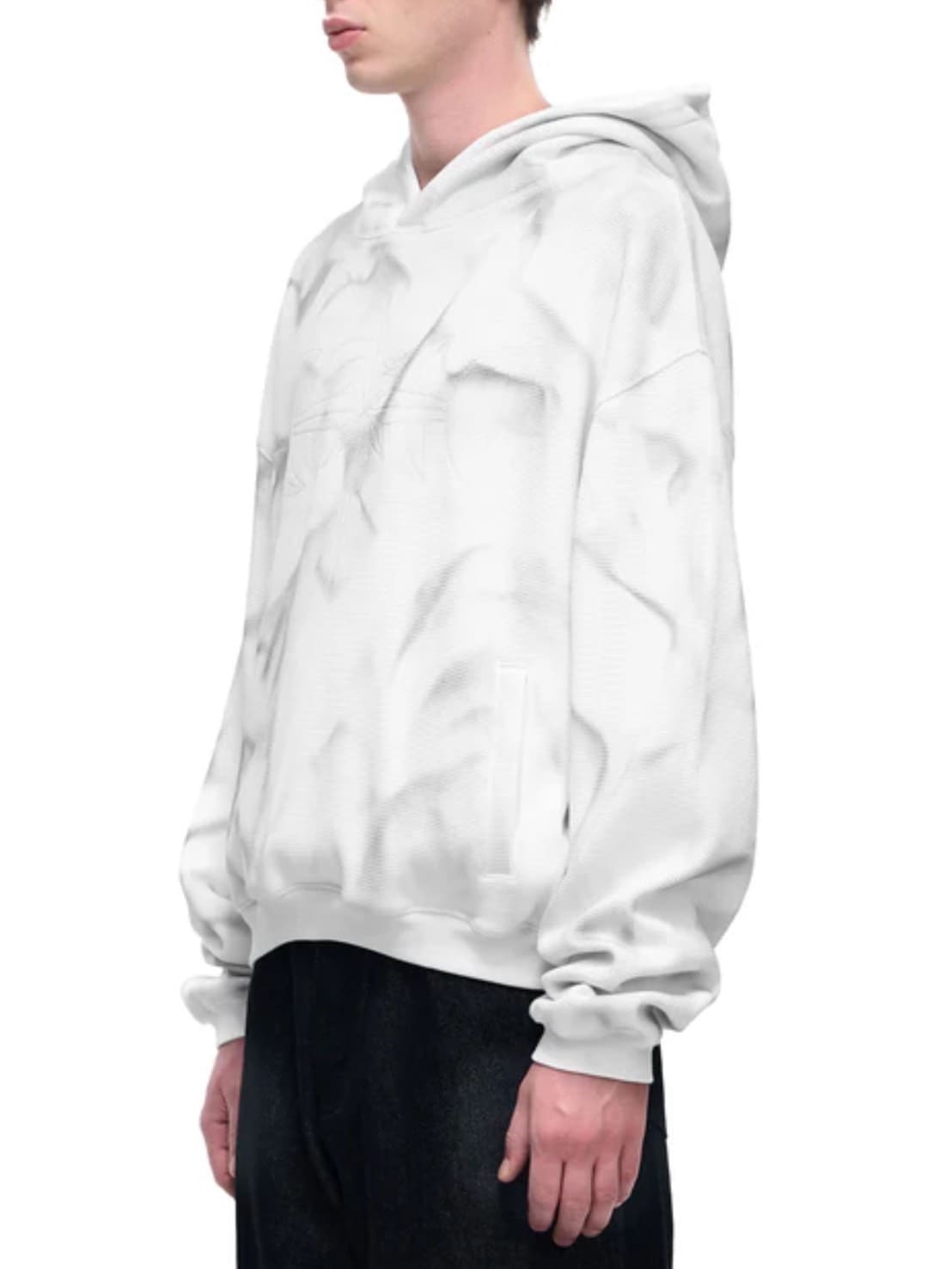 【The Boy Has No Patience】LUMINOUS DAWN EMBROIDERED LOGO HOODIE / 【ザボーイハズノーペーシェンス】ロゴプルオーバーパーカー