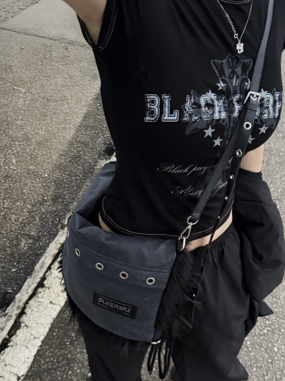 【BLACK PURPLE】Lucky Wolf Bag