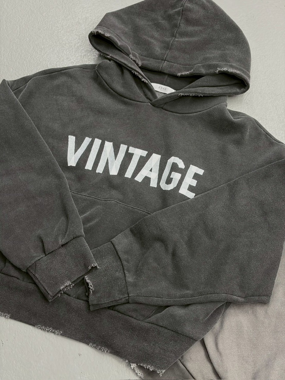 受注制【LUV CODE】pigment logo hoodie (2color)