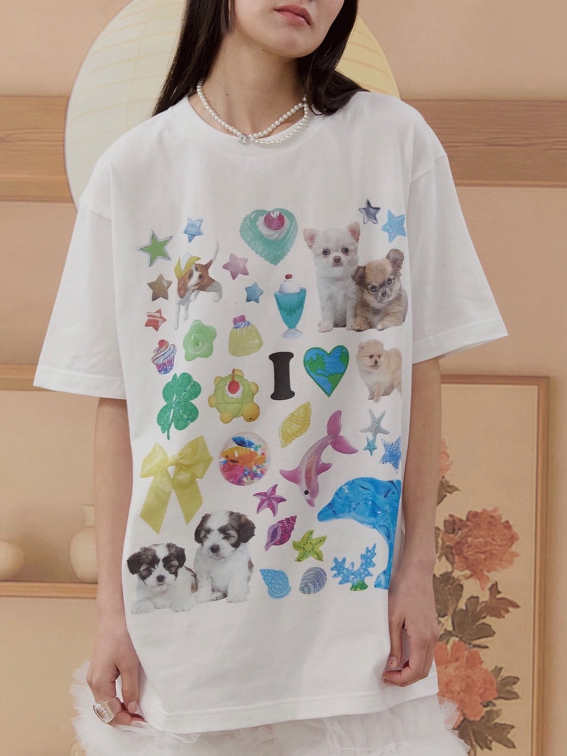 身長まだ【HURJABOYACC】PET T-SHIRTS S4