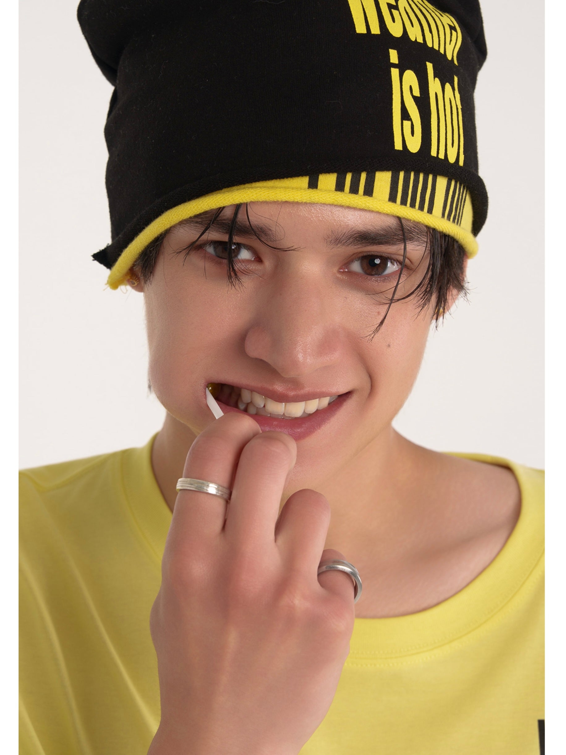 【ESC STUDIO】I'm hot double beanie