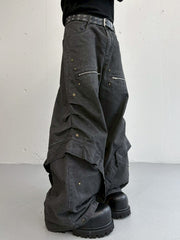 国際配送【LUV CODE】cleanfit multi-pocket denim pants