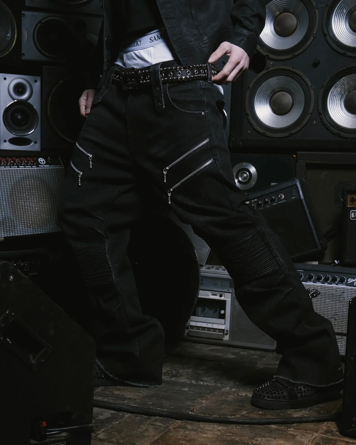 【TYPE SHADE】TYPE NEE BIKER STRAIGHT DENIM