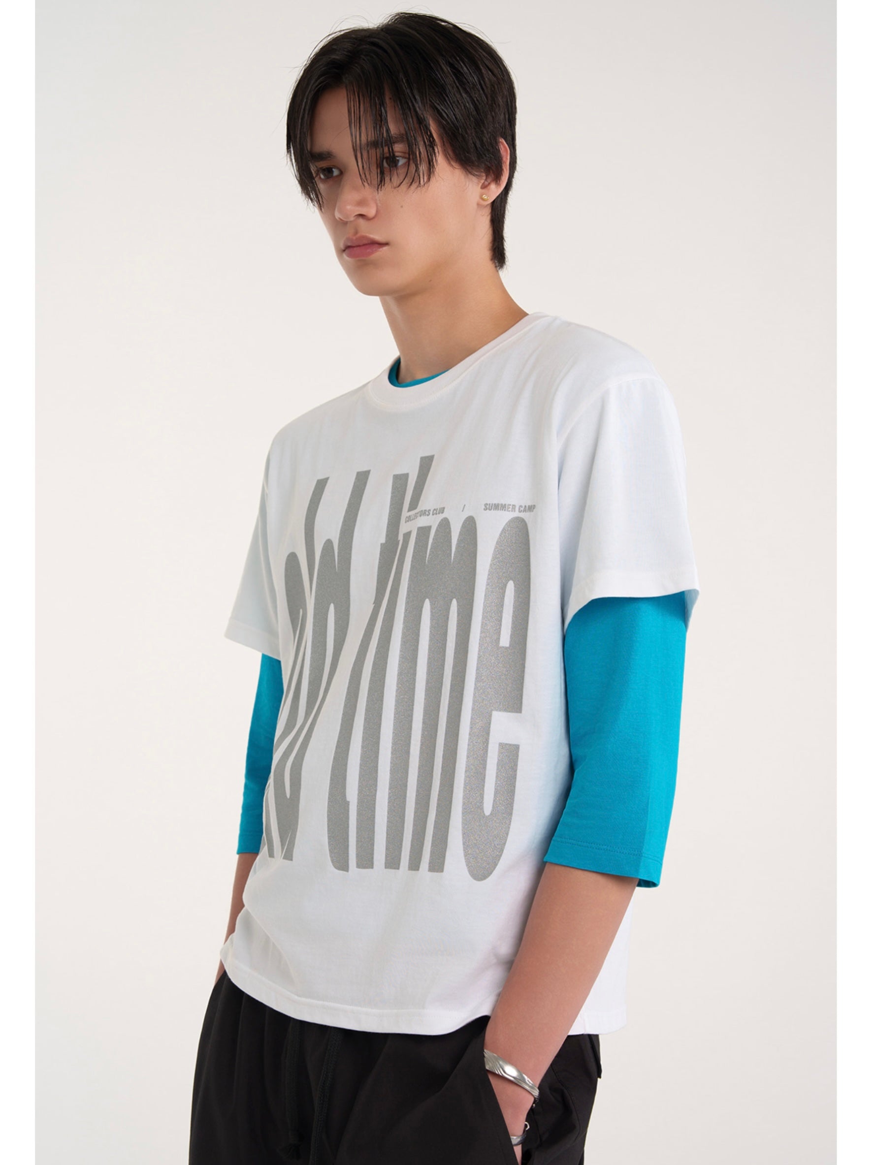 【ESC STUDIO】bold old time t-shirt