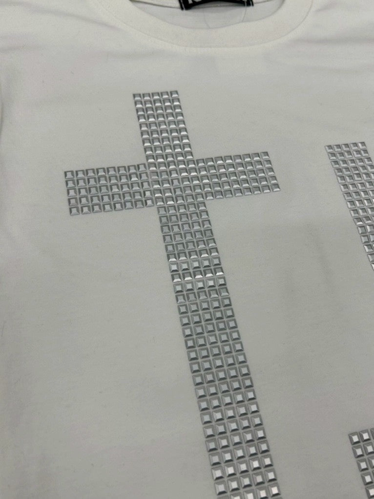 受注制【nmtc+】cross studs long sleeve (2color)