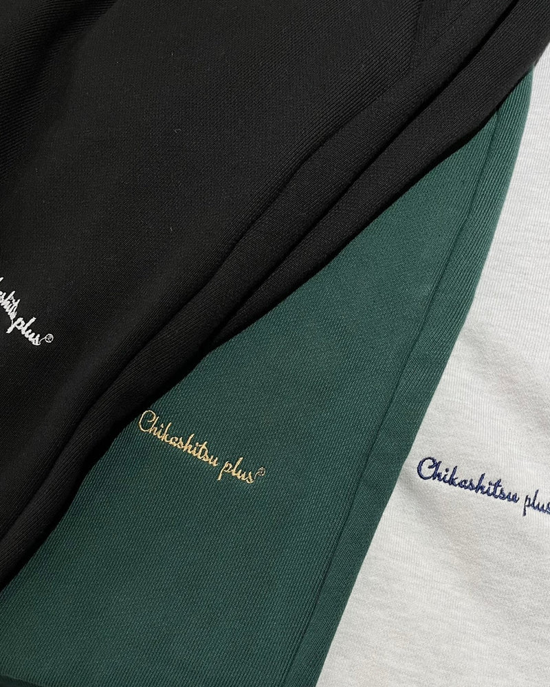 【Chikashitsu + ORIGINAL】loose logo sweat pants (3color)