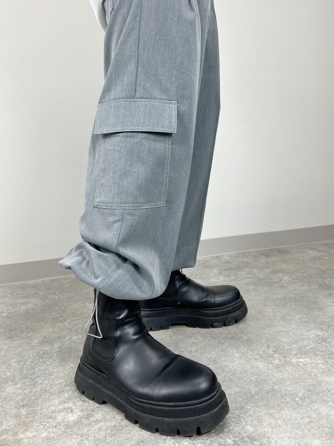 受注制【Chikashitsu +】stitch cargo slacks (3color)