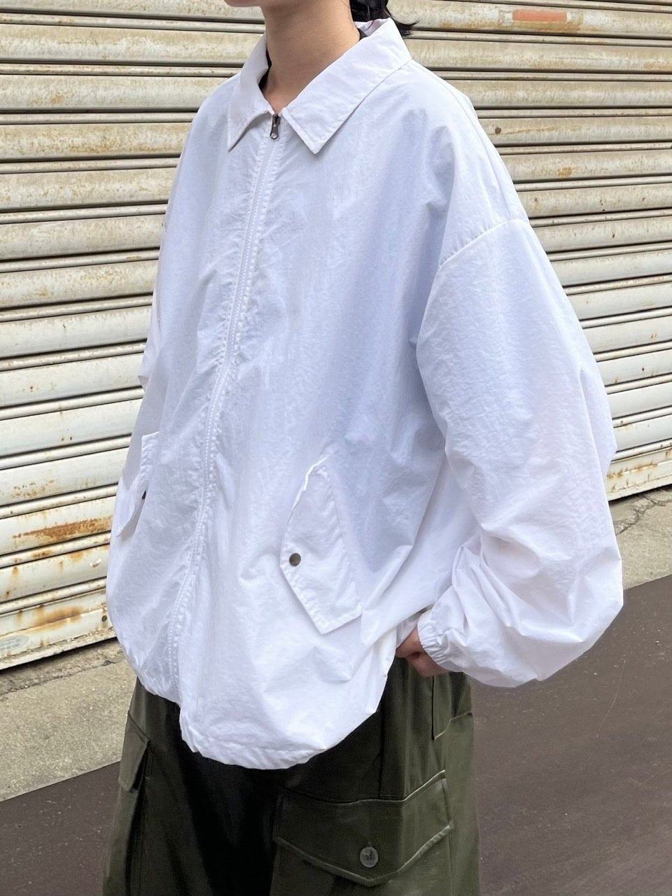 受注制【Chikashitsu +】nylon blouson (4color)