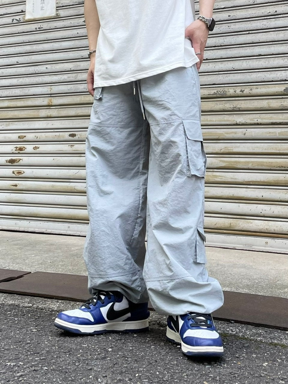 受注制【Chikashitsu +】4 pocket cargo pants (2color)