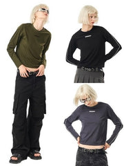 【MODITEC】RIBBED LONG SLEEVE TEE