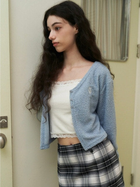 【FANCY CLUB】ALL SOFT HOOK CARDIGAN