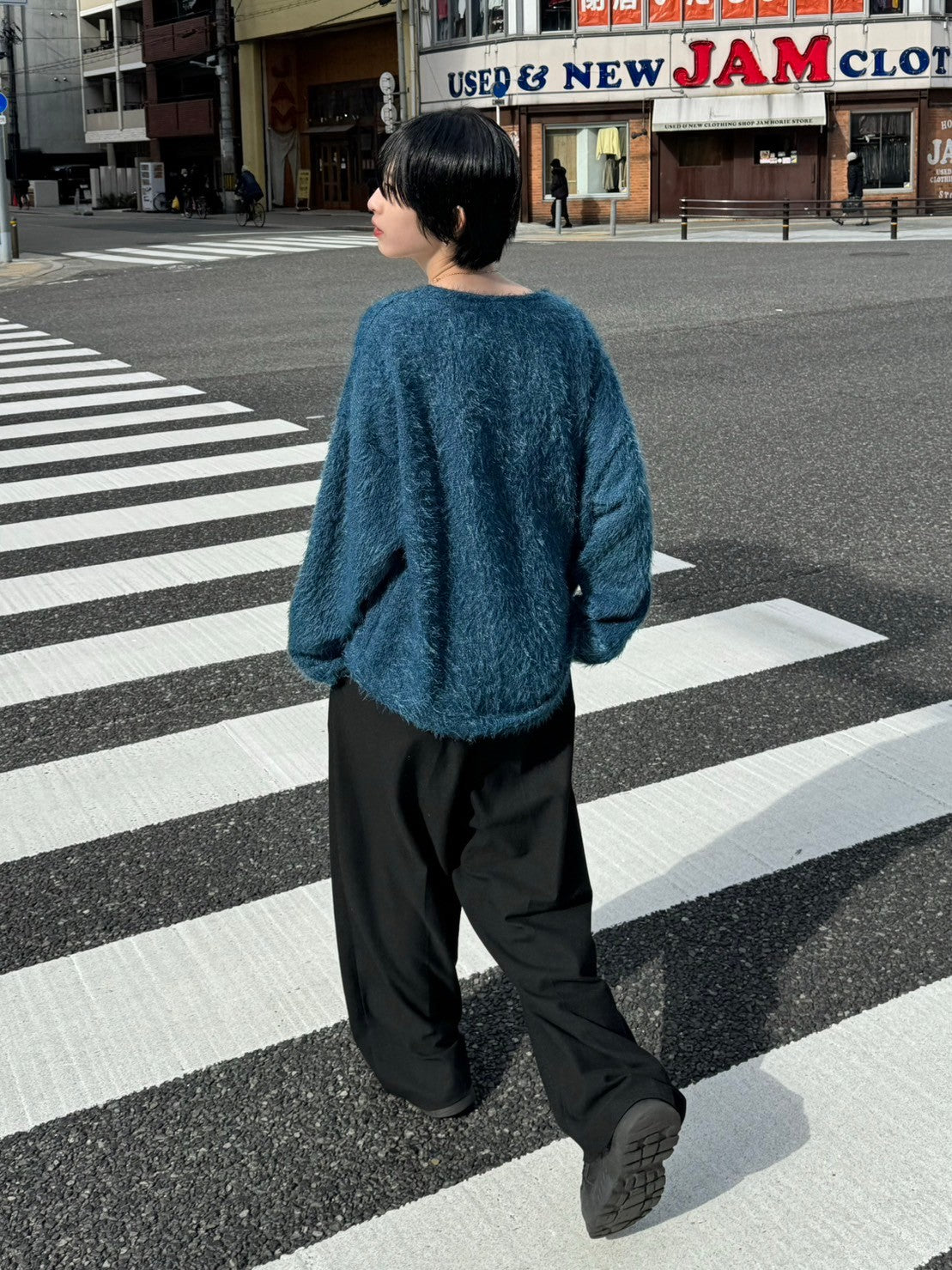 受注制【Chikashitsu +】shaggy knit (5color)