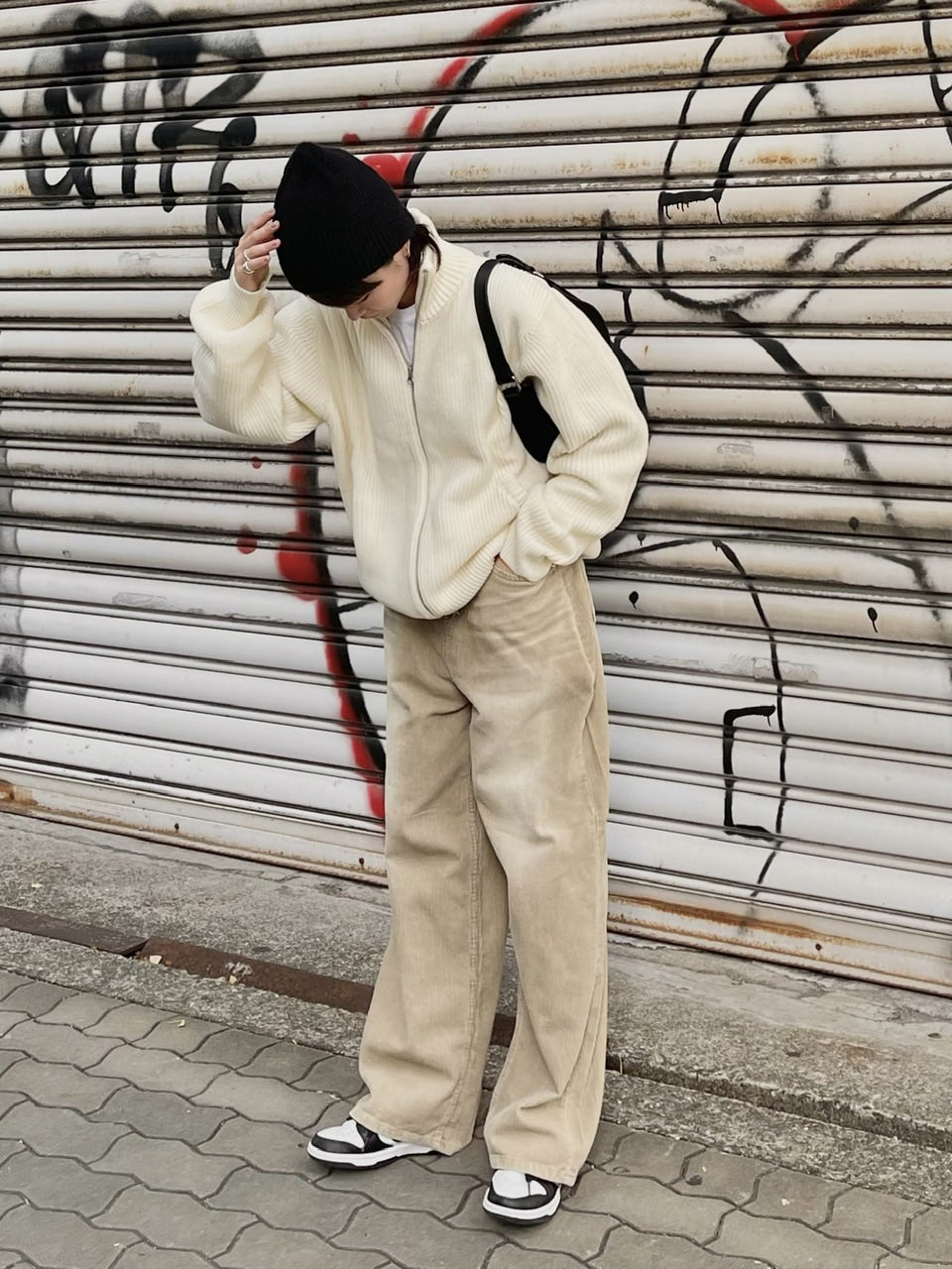 受注制【Chikashitsu +】hairy beanie (3color)