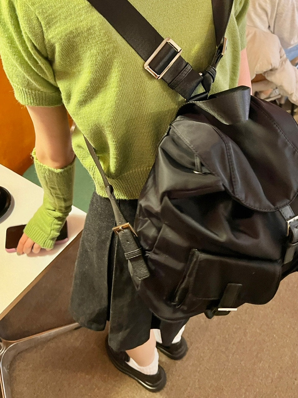 受注制【Chikashitsu +】design belt backpack