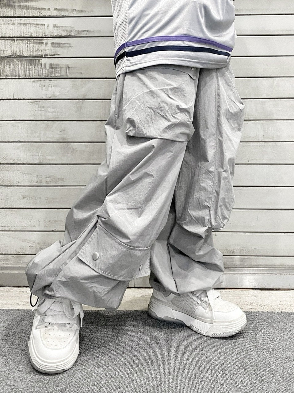 受注制【Never mind the XU】high pocket cargo pants (2color)