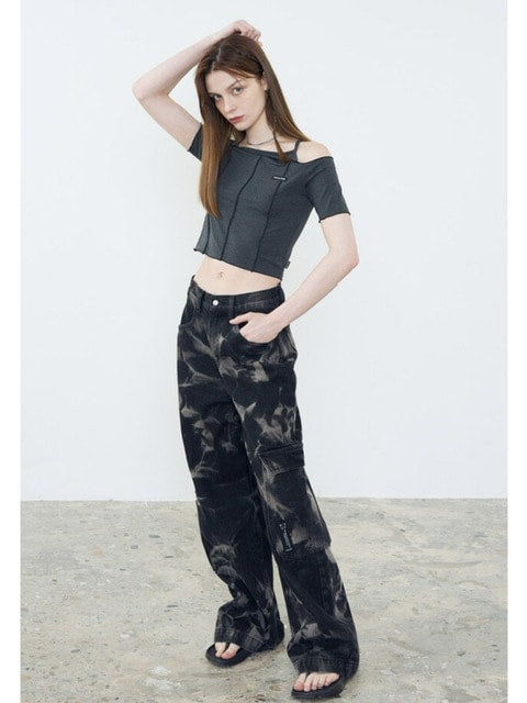 【FANCY CLUB】CUT-OUT OFF SHOURDER