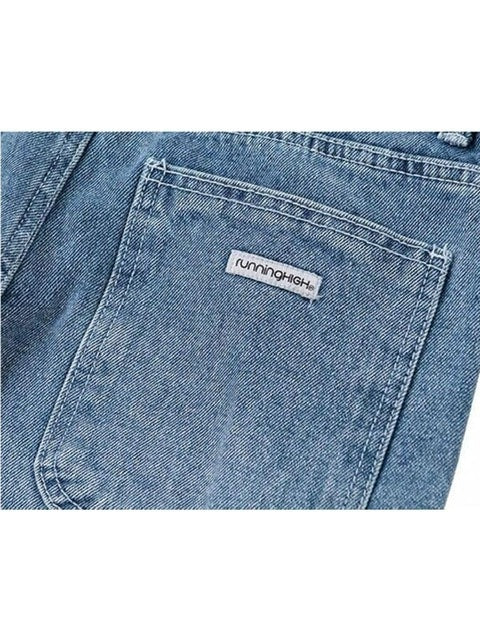 【runningHIGH】WASHED DENIM CARPENTER PANTS