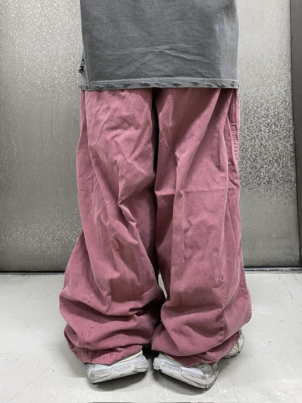 受注制【Never mind the XU】washing darts pants (4color)