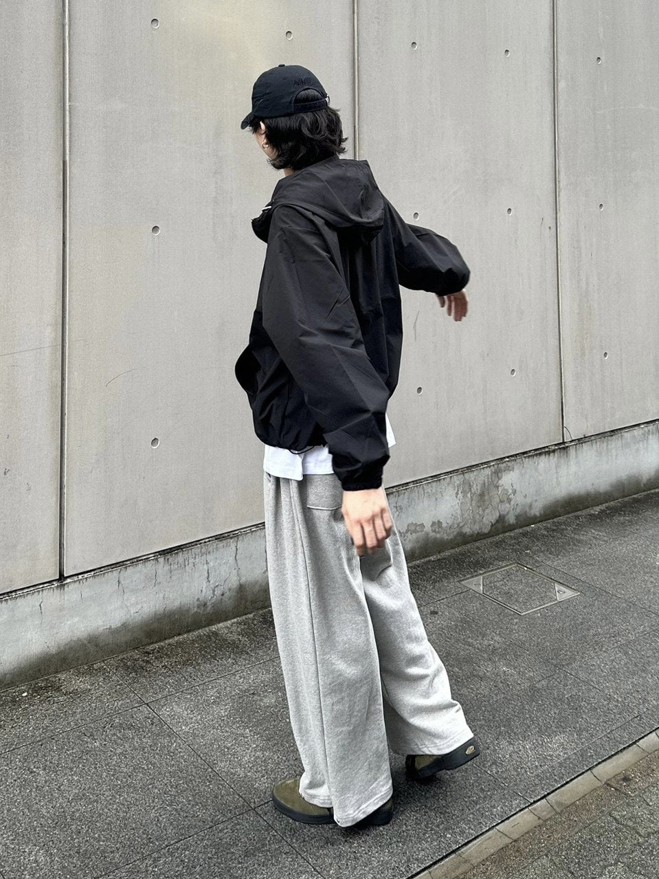 受注制【Chikashitsu +】unisex cropped hooded blouson (3color) / 【チカシツプラス】ユニセックスクロップドフード長袖ブルゾン