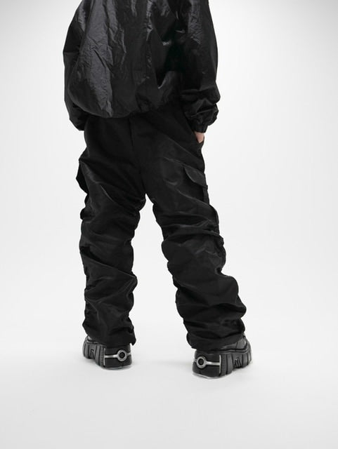 受注制【Never mind the XU】shirring jogger pants (2color)