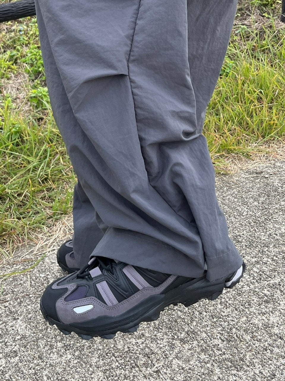 受注制【youll】snap button tuck wide pants (3color)