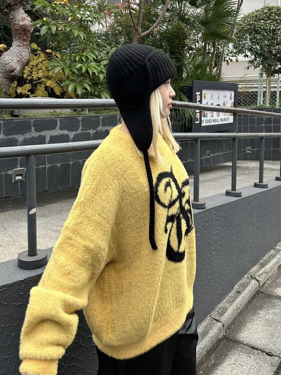 受注制【Chikashitsu +】flight knit cap (5color)