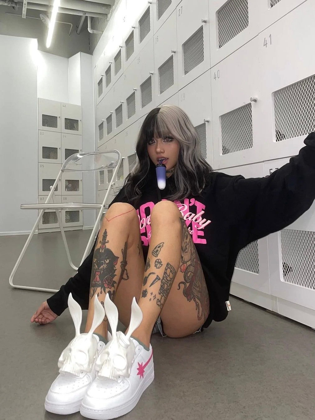 【BBIMP】BUNNY SKULL LACE