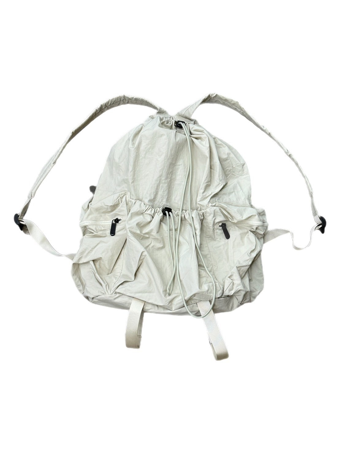 受注制【Chikashitsu +】pocket string backpack (2color