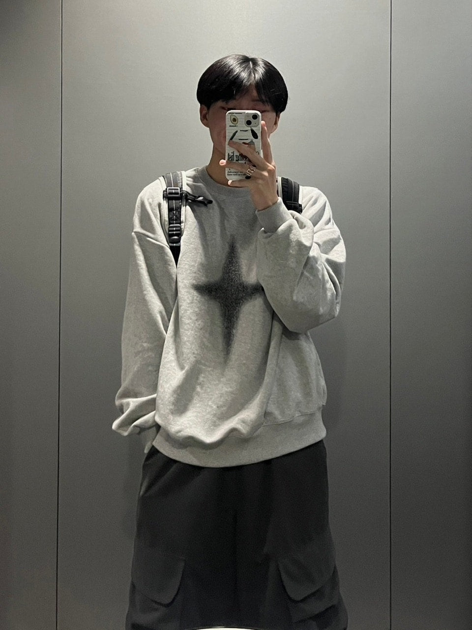 【youll】sparkle sweat shirt (2color)