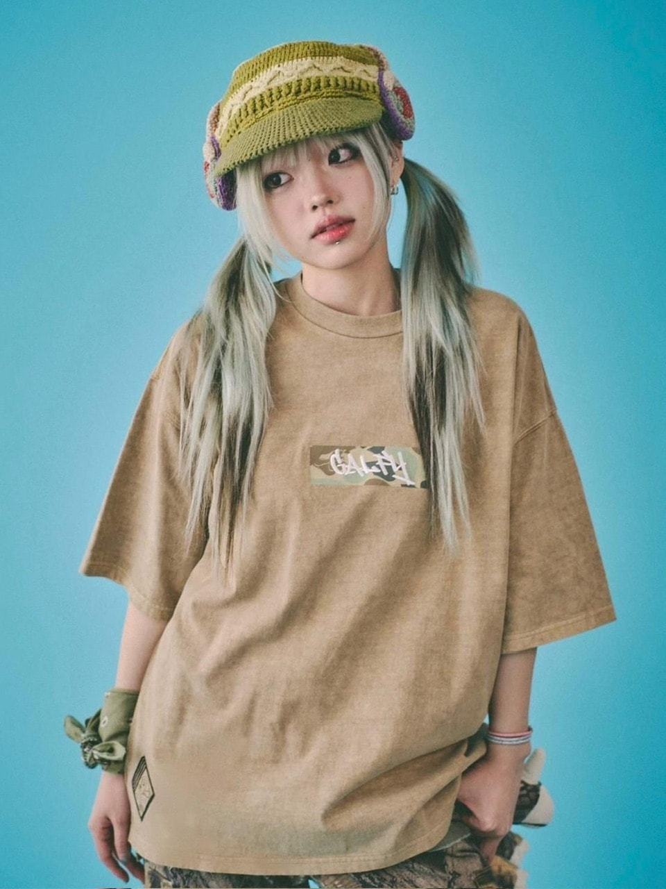 【GALFY】ガルフィーカモボックスロゴTee