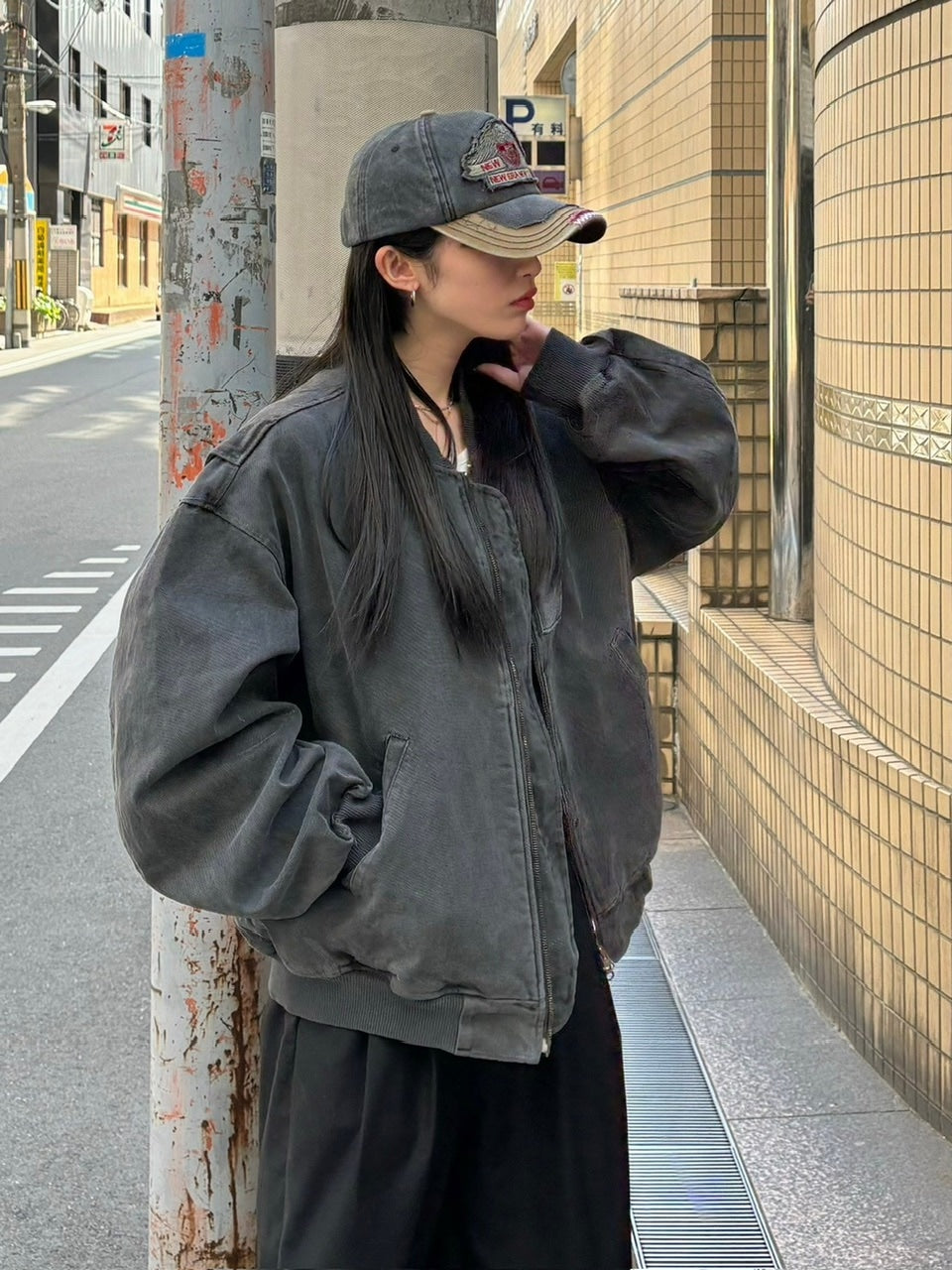 大阪店WEB限定【Chikashitsu +】vintage design cap (3color)