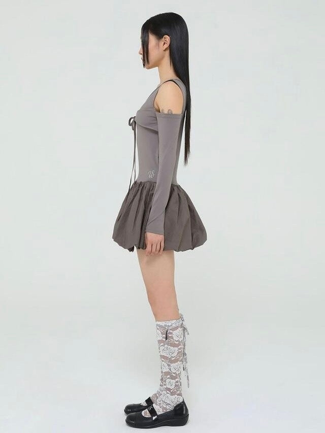 【Uglyshadow】RIBBON PUMPKIN DRESS