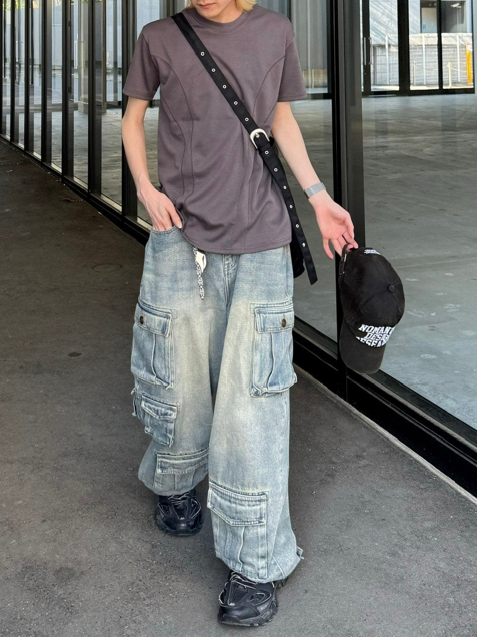 受注制【Chikashitsu +】compact stitch rib t-shirt (3color) / 【チカシツプラス】コンパクトステッチリブ半袖Tシャツ