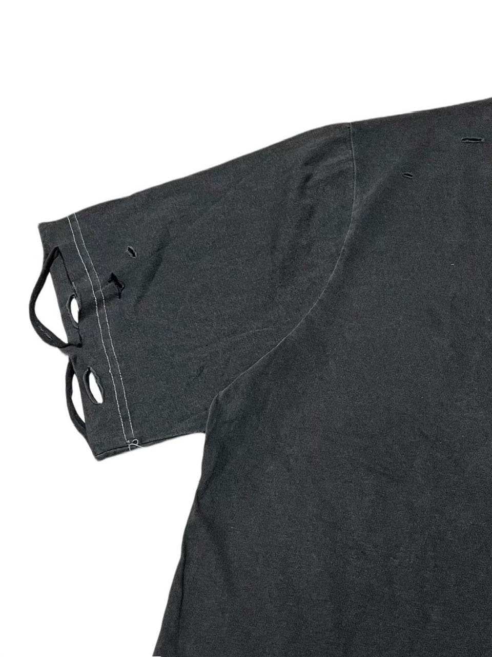 受注制【Never mind the XU】damage oversized tee (2color)