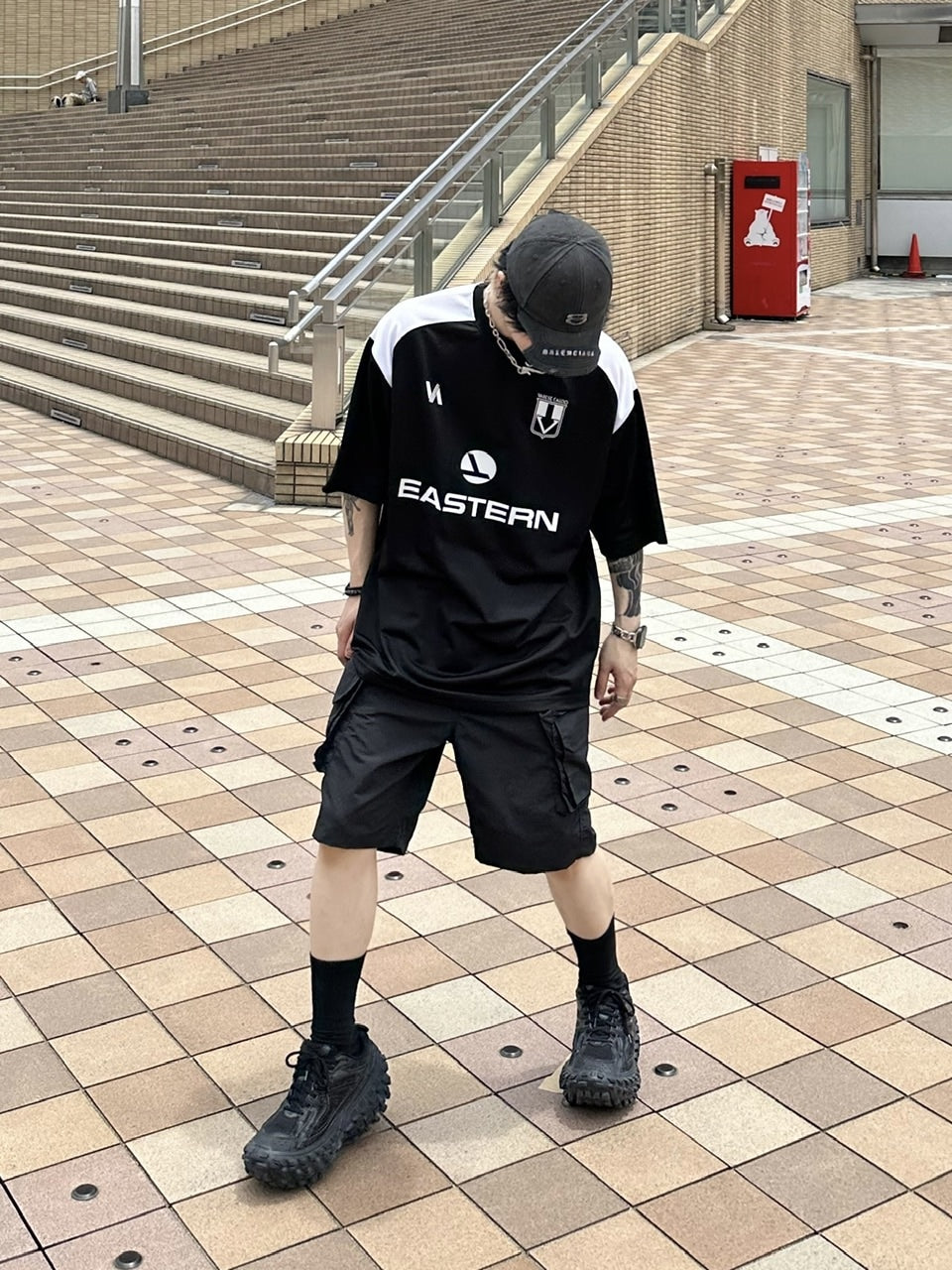 大阪店WEB限定受注制【Chikashitsu +】nylon cargo shorts