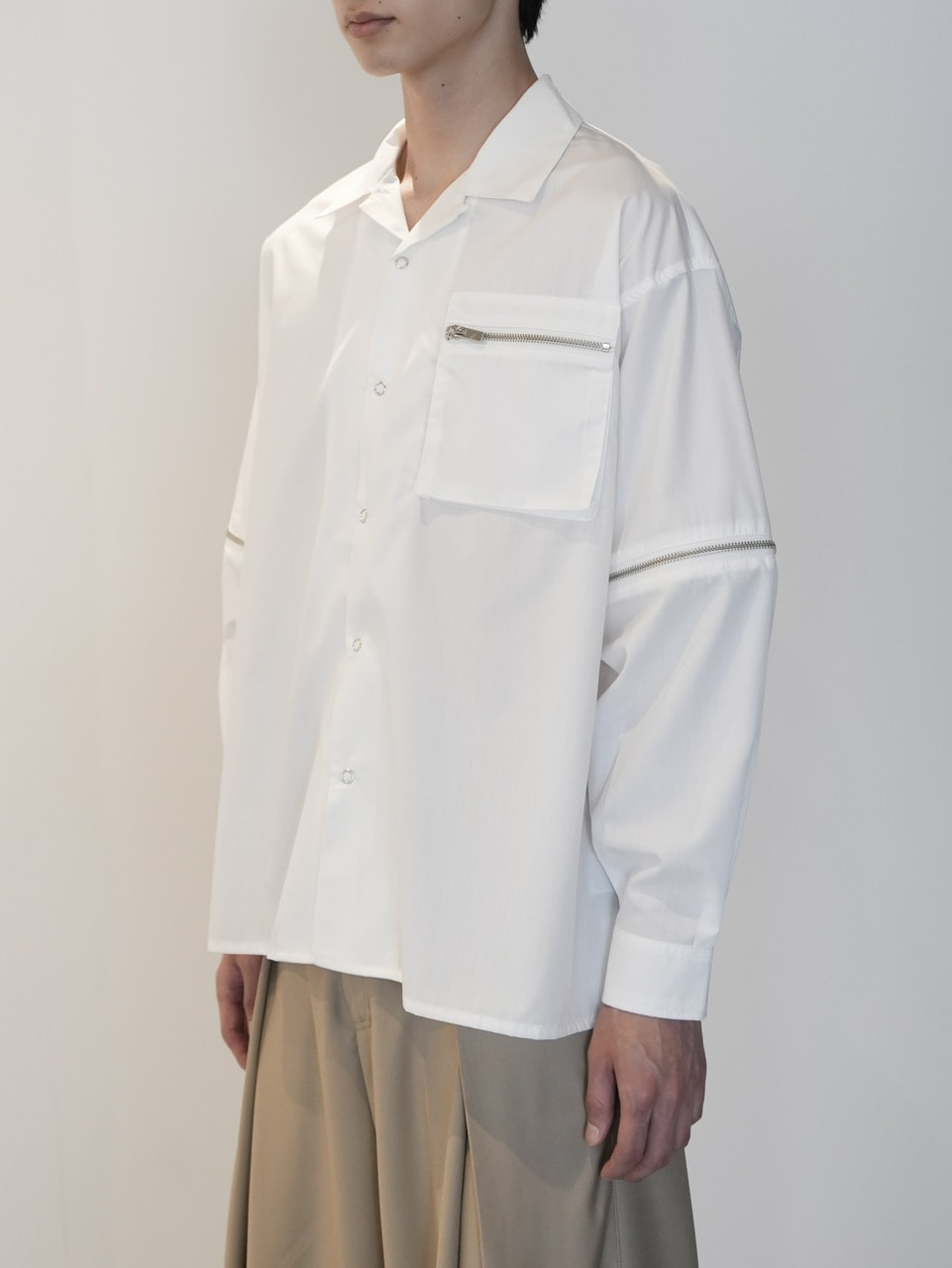 CS】2way zip square cut shirt – PRESSING WEB SHOP CS】2way zip square cut shirt – PRESSING WEB SHOP