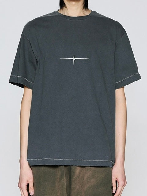 【TILLDAWN】CIRCLE PIGMENT 1/2 SLEEVE