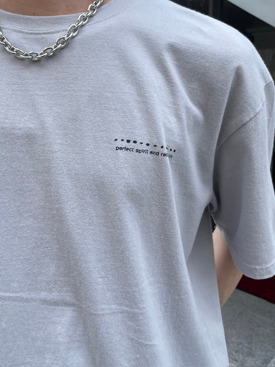 受注制【Chikashitsu +】nail back print t-shirt (3color)