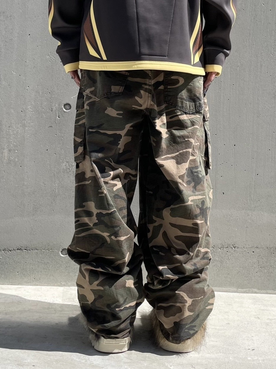 【Never mind the XU】camouflage pants (2color)