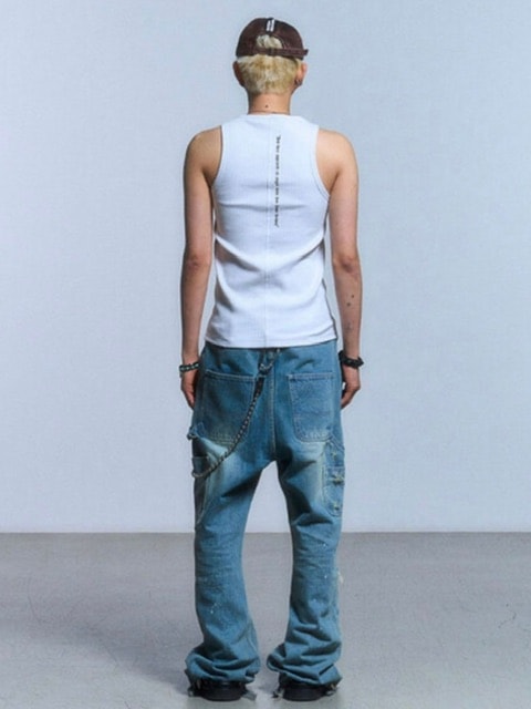【SCHISM INDUCING】MUSCLE TANK TOP