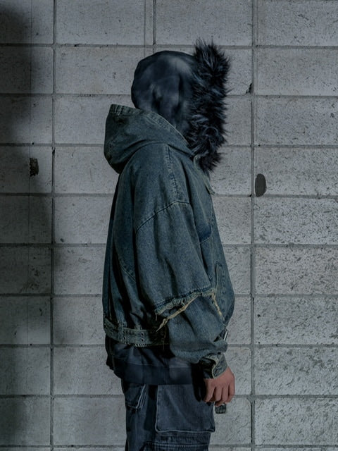 【DIG YOUR OWN GRAVE】DENIM PULLOVER (2color)