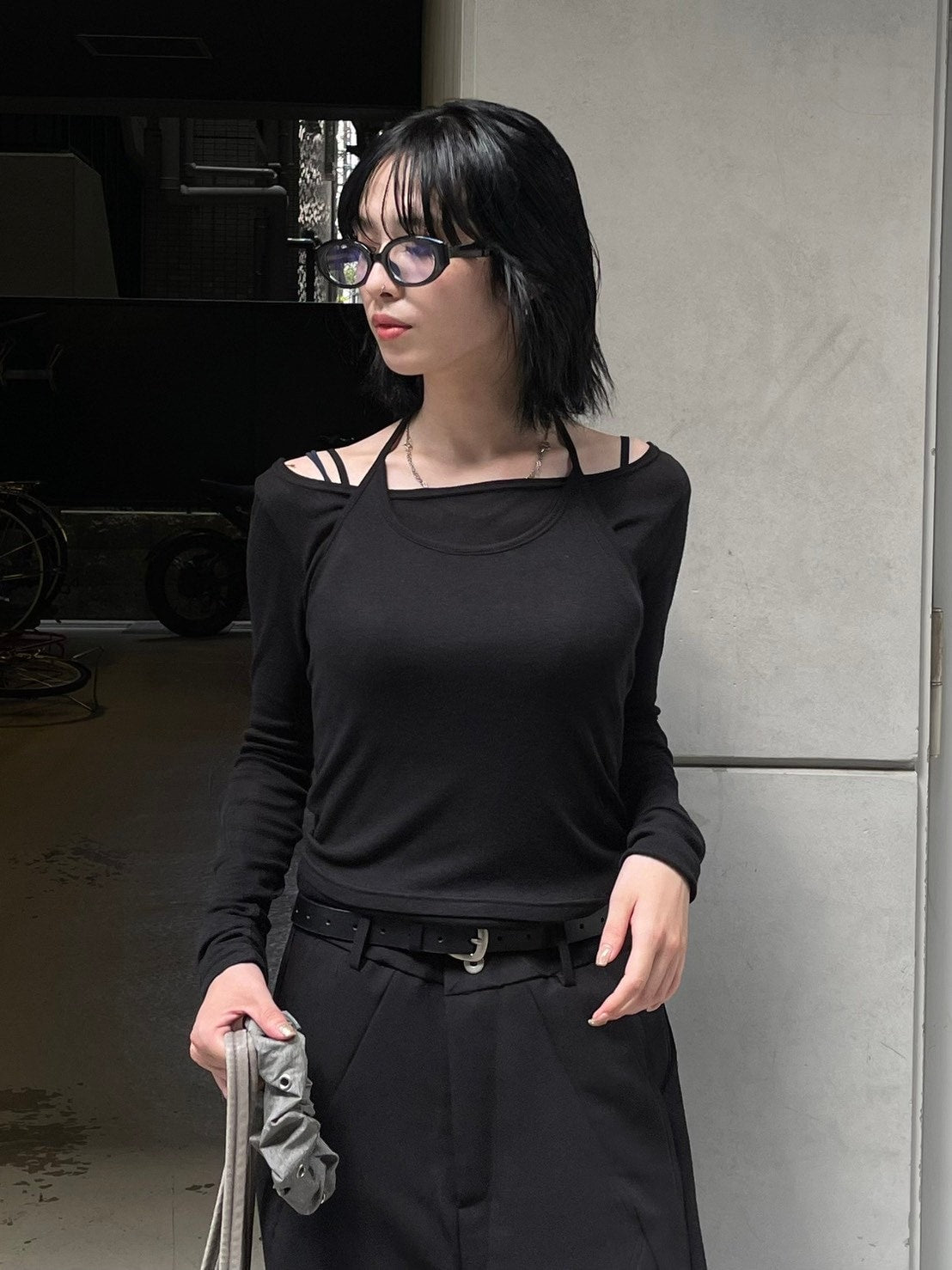 【oaks】2-piece layered long sleeve (3color)