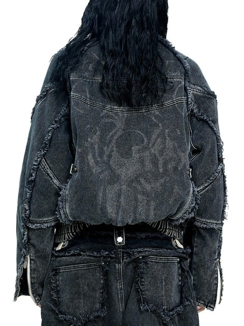 【The Boy Has No Patience】DISCIPLE BIKER DENIM JACKET